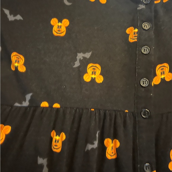 Mickey Mouse pumpkin head Lehigh low hem baby doll shirt - Picture 7 of 10